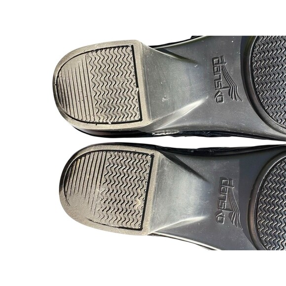 Dansko Solstice Black Leather Clogs Women’s 39 US 8.5 Slip On Comfort Shoes - Picture 9 of 10